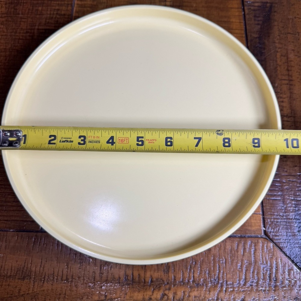 Vtg Heller Design By Massimo Vignelli, 2 Dinner Plates, 2 Bowls, Yellow & Red - Picture 6 of 8